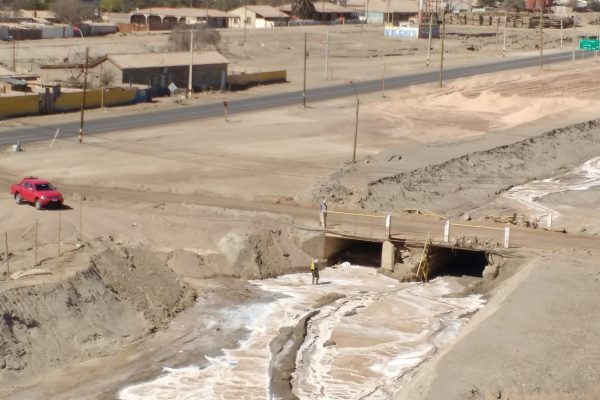 Dron captura las imágenes de alto riesgo en la zona de Tocopilla