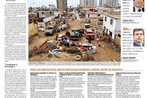 Extenso proyecto entre Chile y Japón ayuda a mejorar capacidad de respuesta ante tsunamis