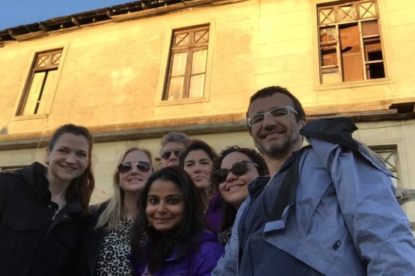 Cuatro estudiantes y un académico de la U. de Massachusetts estuvieron por dos semanas en Chile junto al investigador Gonzalo Bacigalupe