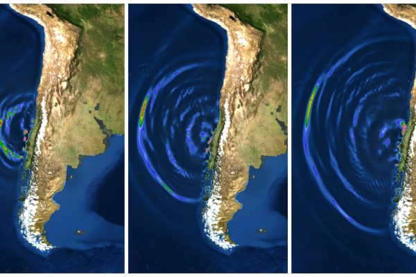 CIGIDEN e Inria Chile desarrollan plataforma que simula los efectos de un tsunami