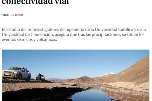 Concluyen que lluvias extremas son la principal amenaza para la conectividad vial