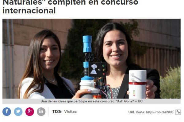 Nueve ideas chilenas “Anti Desastres Naturales” compiten en concurso internacional (2017)