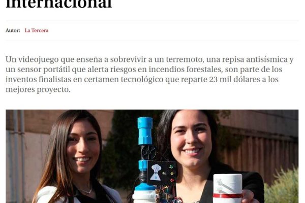 Ideas chilenas “anti desastres naturales” compiten en concurso internacional