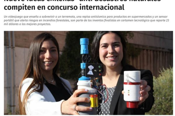 Nueve ideas chilenas “anti desastres naturales” compiten en concurso internacional