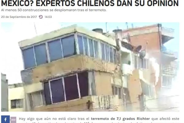 ¿Por qué cayeron tantos edificios en México?Expertos chilenos dan su opinión