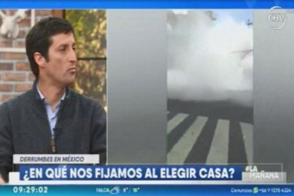 Derrumbe de edificios en México