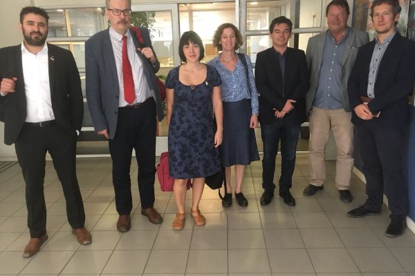 Delegación sueca de la Universidad de Lund visita CIGIDEN