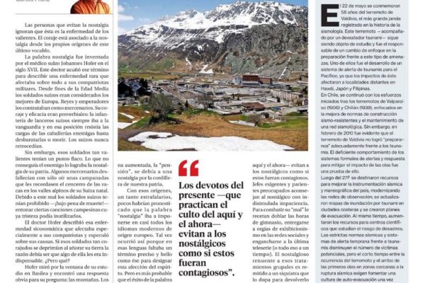 Columna de opinión: Rodrigo Cienfuegos en La Segunda