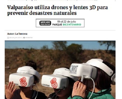 Valparaíso utiliza drones y lentes 3D para prevenir desastres naturales