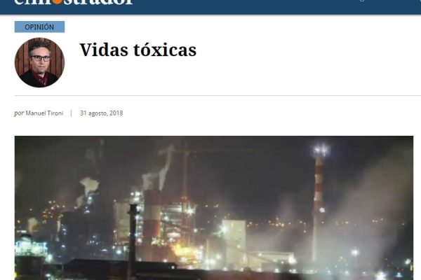El Mostrador: Columna de opinión “Vidas tóxicas” de Manuel Tironi