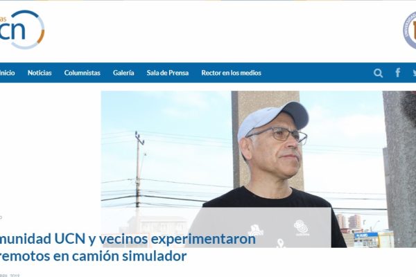 Comunidad UCN y vecinos experimentaron terremotos en camión simulador