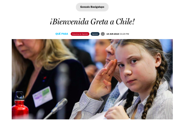 ¡Welcome to Chile Greta!