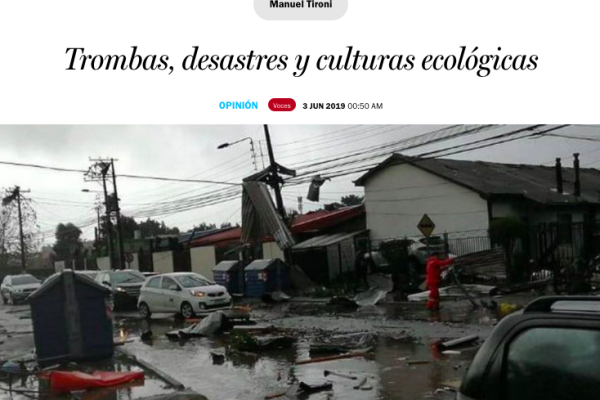 Waterspouts, disasters and ecological culture