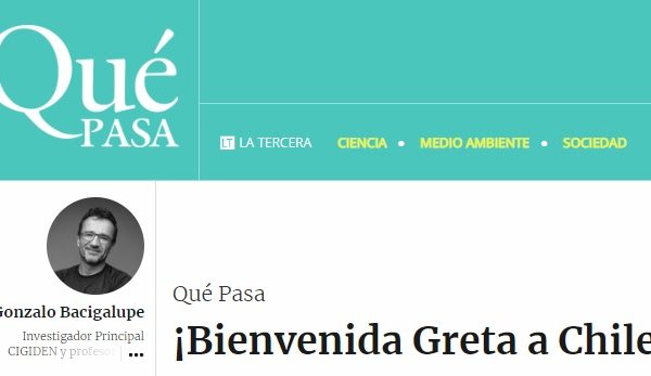Qué Pasa/Columna :  ¡Bienvenida Greta!