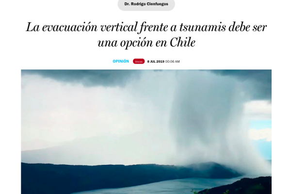 Tsunami vertical evacuation should be an option in Chile