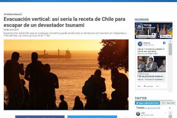 TN23 Noticias: Evacuación vertical: así sería la receta de Chile para escapar de un devastador tsunami