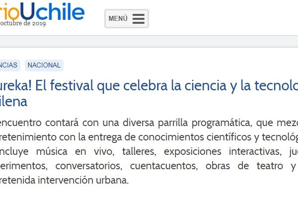 ¡Eureka! El festival que celebra la ciencia y la tecnología chilena