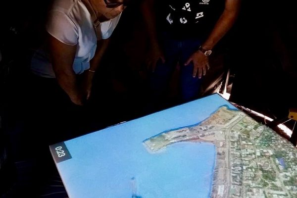 Un viaje “simulado” a las amenazas naturales como terremotos y tsunamis en Talcahuano