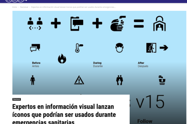 Radio Las Nieves: Expertos en información visual lanzan íconos que podrían ser usados durante emergencias sanitarias