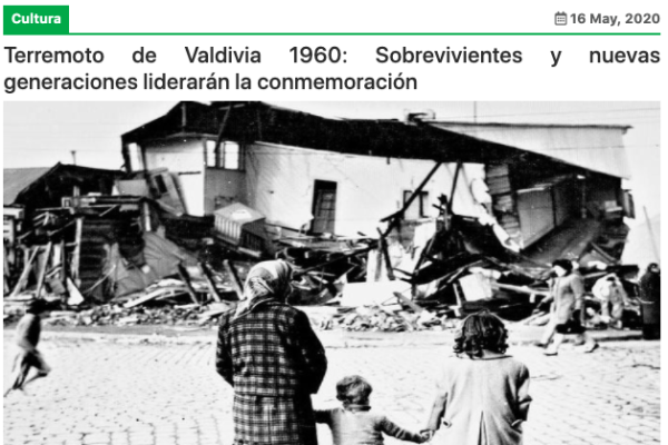 Informa al Minuto: Terremoto de Valdivia 1960: Sobrevivientes y nuevas generaciones liderarán la conmemoración