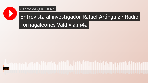 Radio Tornagaleones: Entrevista al investigador Rafael Aránguiz en el marco de los 60 años del Terremoto de Valdivia