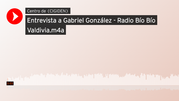 Radio Bío Bío Valdivia: Entrevista al géologo Gabriel González sobre terremoto de 1960