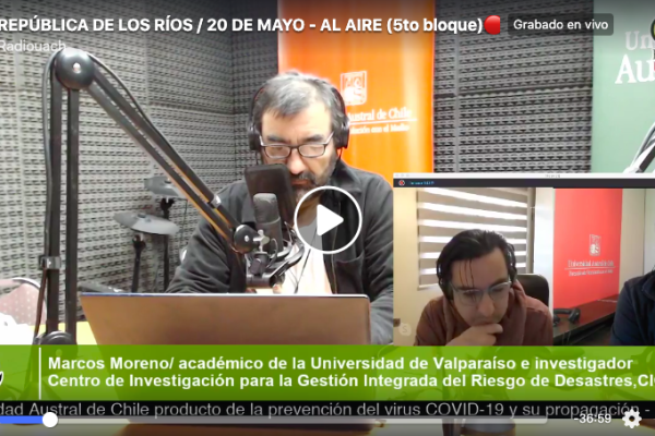 Radio UACH: Entrevista al investigador Marcos Moreno sobre terremoto de 1960
