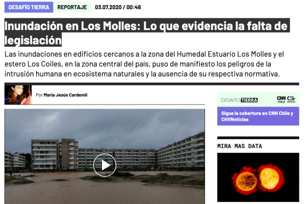 CNN – Inundación en Los Molles: Lo que evidencia la falta de legislación