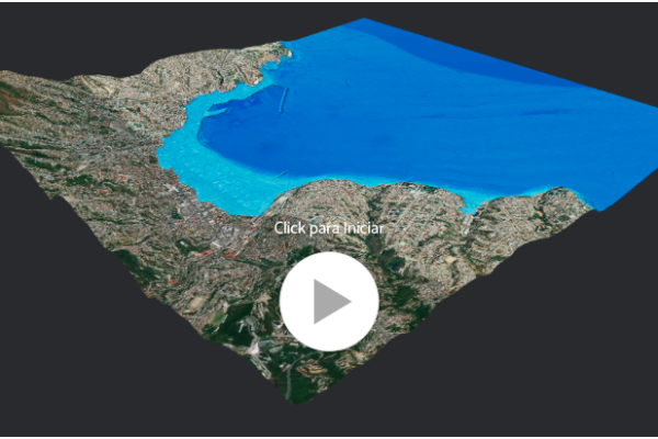 Simulación 3D muestra cómo un megasismo y tsunami similar al de 1730 impactaría en la bahía de Valparaíso