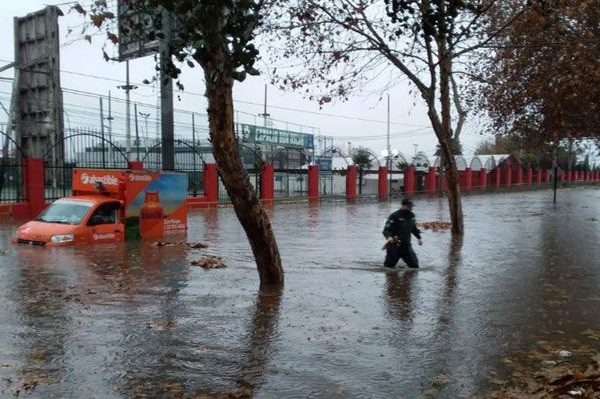 Scientists create a map that shows the impact of recent rains in the Metropolitan Región