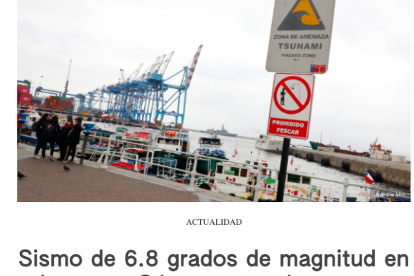 The Clinic: Sismo de 6.8 grados de magnitud en el norte: ¿Cómo responder ante un desastre natural en medio de una pandemia?
