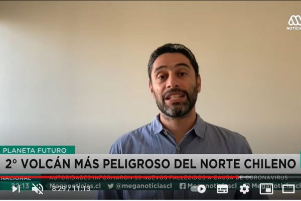 Meganoticias: 2do. volcán más peligroso de Chile