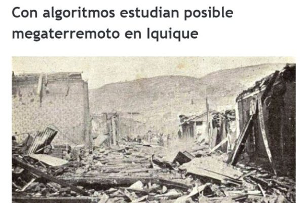 CanalPaís.cl Con algoritmos estudian posible megaterremoto en Iquique.