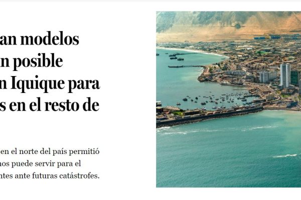 Qué Pasa: Investigadores usan modelos matemáticos de un posible megaterremoto en Iquique para prevenir desastres en el resto de Chile.