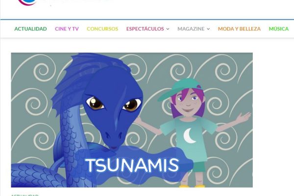 Tu Medio: Lanzan serie animada para educar a los niños sobre el riesgo de tsunami.