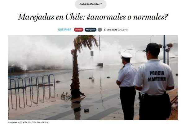 Marejadas en Chile: ¿anormales o normales?