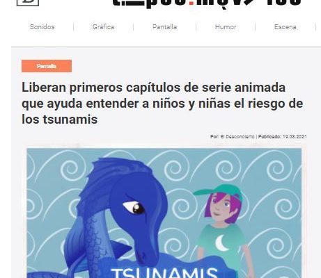 El Desconcierto: Liberan primeros capítulos de serie animada que ayuda entender a niños y niñas el riesgo de los tsunamis