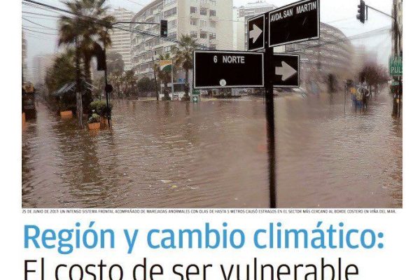 El Mercurio de Valparaíso – Región y cambio climático: El costo de ser vulnerable