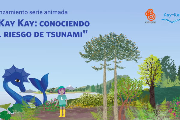 Liberan primeros capítulos de serie animada que ayuda entender a niños y niñas el riesgo de tsunami