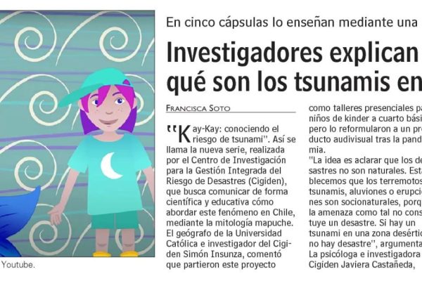LUN.com: Investigadores explican a los niños que son los tsunamis en una serie