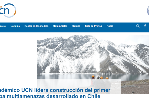 Noticias.ucn.cl: Académico UCN lidera construcción del primer mapa multiamenazas desarrollado en Chile