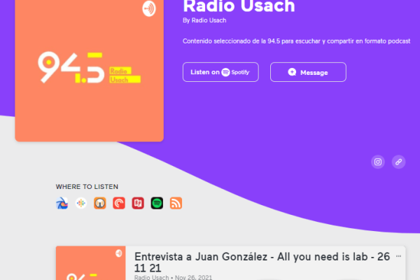 Radio USACH: Investigador Juan González explica los avances para alertar terremotos y tsunamis a partir de la ionósfera