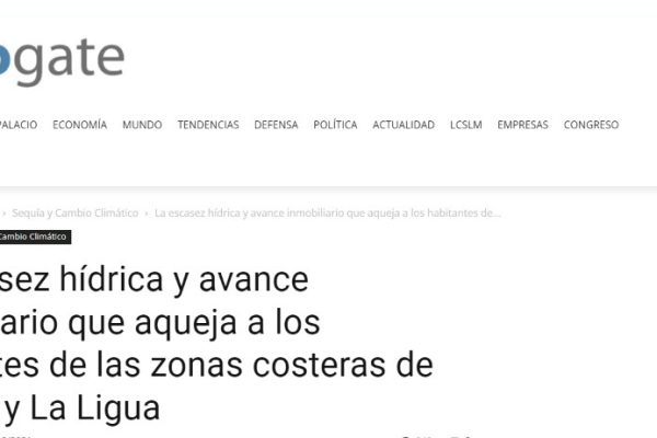 Infogate.cl | La escasez hídrica y avance inmobiliario que aqueja a los habitantes de las zonas costeras de Papudo y La Ligua￼