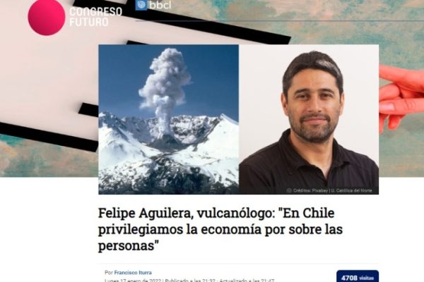 Biobio.cl | Felipe Aguilera, vulcanólogo: “En Chile privilegiamos la economía por sobre las personas”