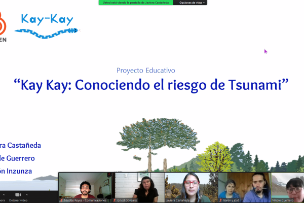 Serie animada “Kay Kay: conociendo el riesgo de tsunami”, llega a las aulas de la Región Metropolitana