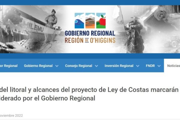 Goreohiggins.cl | Protección del litoral y alcances del proyecto de Ley de Costas marcarán debate de Seminario liderado por el Gobierno Regional