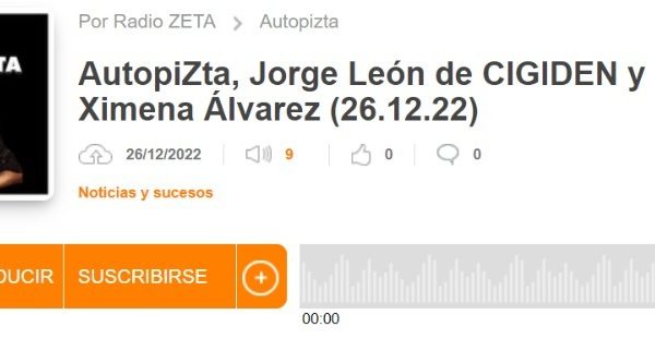 Radio Zeta | Jorge León de CIGIDEN