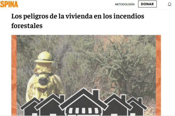 Mala Espina Check | Los peligros de la vivienda en los incendios forestales
