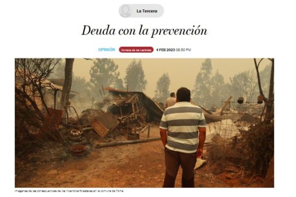 La Tercera | Deuda con la prevención