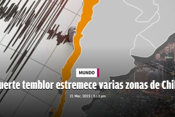 El Periodico de Monagas | Fuerte temblor estremece varias zonas de Chile